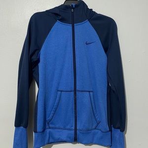 Women’s Nike Therma-Fit Blue Hooded Sweater